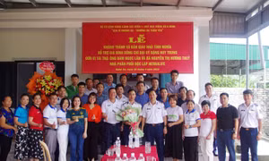 BTL Vùng Cảnh sát biển 1 bàn giao ‘Nhà tình nghĩa’ cho quân nhân có hoàn cảnh khó khăn