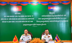Hải quân Việt Nam và Hải quân Hoàng gia Campuchia rút kinh nghiệm tuần tra chung lần thứ 36, 37