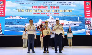 100 học sinh xuất sắc tham gia vòng chung kết Cuộc thi ‘Em yêu biển, đảo quê hương’ tại Nghệ An