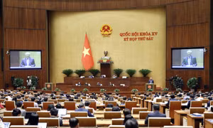 Chánh án Tòa án nhân dân tối cao Nguyễn Hòa Bình phát biểu giải trình, làm rõ một số vấn đề đại biểu Quốc hội nêu