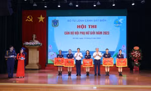 Bế mạc Hội thi cán bộ Hội phụ nữ giỏi Bộ Tư lệnh Cảnh sát biển năm 2023