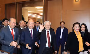 Tổng Bí thư, Chủ tịch nước Nguyễn Phú Trọng dự Hội nghị triển khai Nghị quyết về nhiệm vụ phát triển KT- XH năm 2020