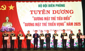 Bộ đội Biên phòng tuyên dương gương mặt trẻ tiêu biểu