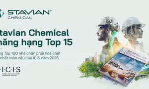 Stavian Hóa chất thăng hạng Top 15 trong 100 nhà phân phối lớn nhất toàn cầu theo ICIS 2025