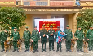 Bộ Tư lệnh Bộ đội Biên phòng tổ chức lễ xuất quân tìm kiếm cứu hộ cứu nạn quốc tế sang 2 quốc gia Thổ Nhĩ Kỳ và Syria.