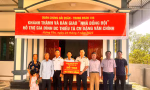 Quân chủng Hải quân chăm lo người có công, gia đình chính sách