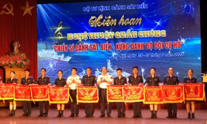 Kết thúc Liên hoan nghệ thuật quần chúng Cảnh sát biển