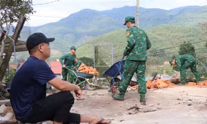 Nơi nào còn nhà tạm, nhà dột nát, quân đội sẽ giúp đỡ, không tính công