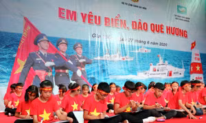 Cảnh sát biển tổ chức cuộc thi ‘Em yêu biển, đảo quê hương’