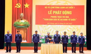 Cảnh sát biển phát động phong trào thi đua ‘Toàn dân bảo vệ an ninh Tổ quốc’