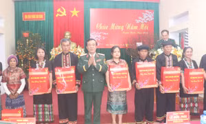 Thượng tướng Lê Đức Thái: Hà Tĩnh tiếp tục xây dựng nền biên phòng toàn dân vững chắc