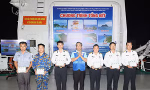 Kết thúc chuyến hải trình thăm quân và dân trên các đảo Tây Nam và nhà giàn DK1/10