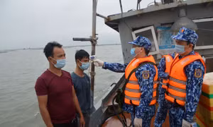 Cảnh sát biển tăng cường phòng chống dịch COVID-19