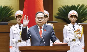 Chủ tịch Quốc hội Trần Thanh Mẫn tuyên thệ và phát biểu nhậm chức