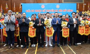 62 môn phái, võ phái tham dự Giải võ thuật cổ truyền Hà Nội mở rộng 