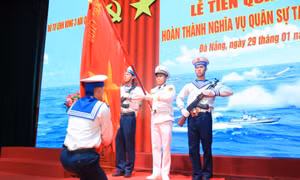 Vùng 3 Hải quân tiễn quân nhân hoàn thành nghĩa vụ quân sự năm 2026