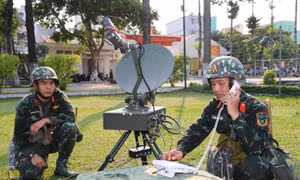 Lữ đoàn Thông tin 23 ‘Lá chắn thép’ bảo vệ Thành phố mang tên Bác