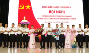 Chỉ định Chủ tịch và Phó Chủ tịch UBND đặc khu Trường Sa
