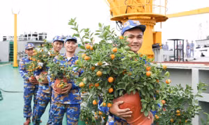 Gửi trọn tình yêu thương của mùa xuân ra với các chiến sĩ nơi đảo xa