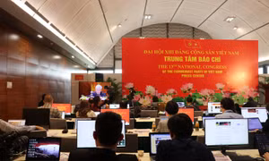 Những hình ảnh trong ngày làm việc cuối cùng của Trung tâm báo chí Đại hội XIII của Đảng
