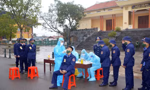 BTL Vùng Cảnh sát biển 1 tiếp nhận chiến sĩ mới năm 2022