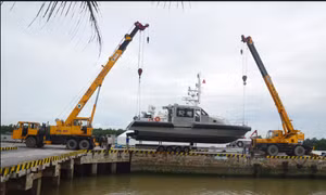 Bộ Tư lệnh Cảnh sát biển tổ chức huấn luyện kỹ thuật 6 kíp xuồng phản ứng nhanh