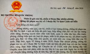Đại tướng Ngô Xuân Lịch gửi thư khen lực lượng Cảnh sát biển vì có thành tích phá án ma túy
