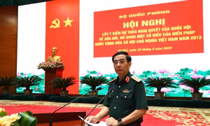 Bộ Quốc phòng tổ chức lấy ý kiến về sửa đổi Hiến pháp năm 2013