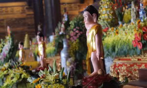 Nghi lễ tắm Phật Đại lễ Phật đản Vesak 2019