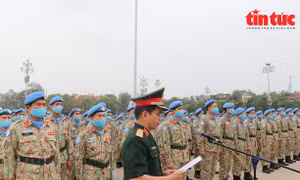 Cục Gìn giữ hòa bình Việt Nam phát động thi đua trước khi lên đường làm nhiệm vụ tại Liên hợp quốc