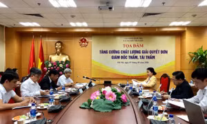 Tỷ lệ giải quyết đơn đề nghị giám đốc thẩm, tái thẩm còn hạn chế