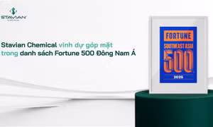 Stavian Hóa chất được Fortune vinh danh Top 219 doanh nghiệp lớn nhất Đông Nam Á năm 2025