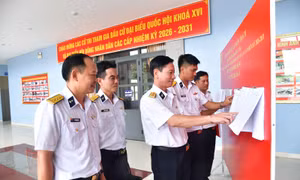 Vùng 2 Hải quân tăng cường kiểm tra, bảo đảm tổ chức bầu cử chặt chẽ, đúng quy định