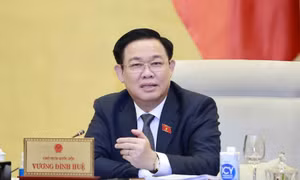 Chủ tịch Quốc hội Vương Đình Huệ phát biểu tại Phiên họp thứ 20 của Ủy ban Thường vụ Quốc hội.