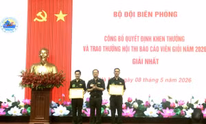 Bế mạc Hội thi báo cáo viên giỏi cấp Bộ Tư lệnh BĐBP năm 2026
