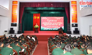 Cán bộ Biên phòng tham gia cấp ủy cấp xã đẩy mạnh chuyển đổi số, quản trị hiện đại