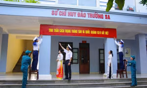Đặc khu Trường Sa 'Lá chắn thép' nơi đầu sóng chào mừng Quốc khánh 2/9