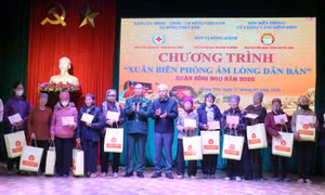 Gửi trọn yêu thương ‘Xuân Biên phòng ấm lòng dân bản’ năm 2026 tới đồng bào biên giới