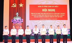 Vùng Cảnh sát biển 1 đẩy mạnh phong trào ‘Bốn tốt, bốn không, bốn chống’