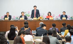 Tổng Thư ký Quốc hội, Chủ nhiệm Văn phòng Quốc hội Bùi Văn Cường đã chủ trì cuộc họp báo công bố kết quả Kỳ họp thứ 4