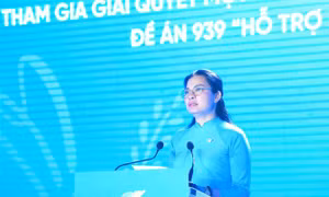 Bà Hà Thị Nga, Chủ tịch Hội phụ nữ Việt Nam kiêm giữ chức Ủy viên Hội đồng quản trị Ngân hàng Chính sách xã hội