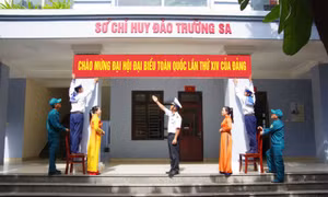 Quân dân Trường Sa vững niềm tin hướng về Đại hội XIV của Đảng