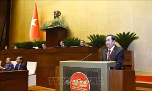 Phát biểu khai mạc của Chủ tịch Quốc hội Trần Thanh Mẫn: Kỳ họp thứ 9 của Quốc hội có ý nghĩa lịch sử đặc biệt quan trọng của đất nước
