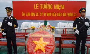 Sắt son lời thề giữ vững chủ quyền biển, đảo thiêng liêng của Tổ quốc