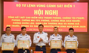 Vùng Cảnh sát biển 1 đấu tranh có hiệu quả với tội phạm, vi phạm trên biển 