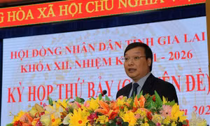 Đồng chí Trương Hải Long giữ cương vị Chủ tịch UBND tỉnh Gia Lai nhiệm kỳ 2021-2026.