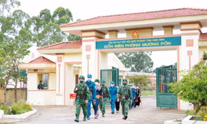 Lính biên phòng vững vàng trên tổ chốt giữ gìn an ninh biên giới