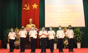 Trung tâm Đào tạo và Bồi dưỡng nghiệp vụ Cảnh sát biển coi trọng công tác phòng chống dịch