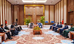 Thiếu tướng Lê Quang Đạo - Tư lệnh Cảnh sát biển Việt Nam gặp gỡ, trao đổi song phương với Cảnh sát biển Indonesia