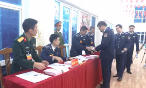 Những người được kiểm phiếu sau khi kết thúc bầu cử
